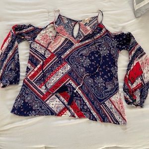 PENELOPE- Red/White/Blue Shirt